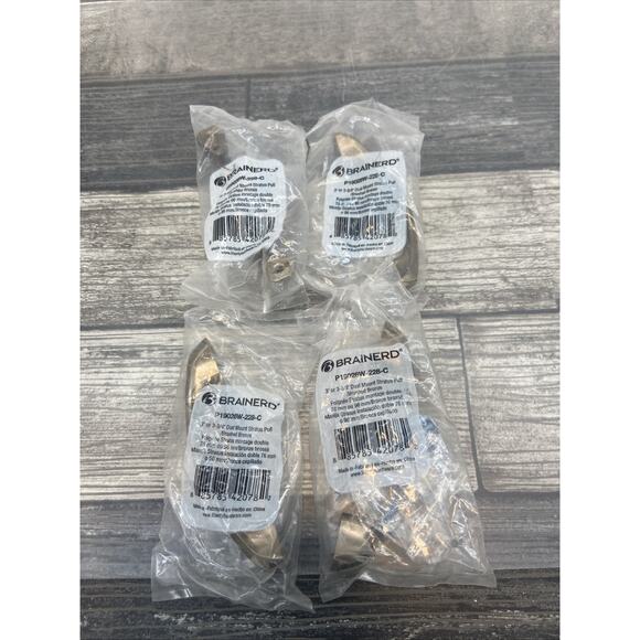 Brainerd Dual Mount Stratus Pull Brushed Bronze 3” Or 3-3/4” Lot Of 4 {139} - Picture 2 of 9